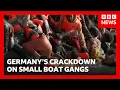 Inside secret police warehouse as Germany targets small boats gangs BBC News