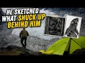 He Sketched Exactly What He Saw Directly Behind Him While Hunting - MUST LISTEN