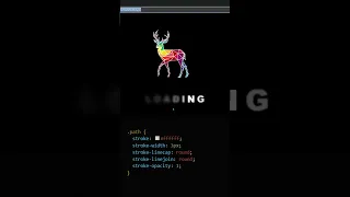 Creative Deer Loading Animation using HTML CSS JavaScript CSS Loader Animation Tutorial