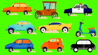 cars green screen effects vehicle animation