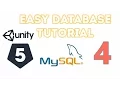 Unity 5 - Easy Database 4 Inserting Data into Database