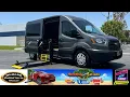 For Sale 2015 Ford Transit 350 BraunAbility Power Fold Out Platform Lift Side Loading Wheelchair Van