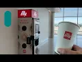 Illy Coffee Vending Machine in Airport