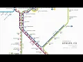 Passenger Rail of Denver - Map Creation Time-lapse