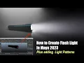 How to Make Flash Light Effect in Maya With Light Pattern and Fog Effect