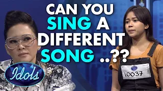 can you sing a different song idols global