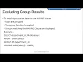 Oracle Database Course - Group Multi Row Function
