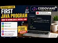 First Java Program in Java How to Download Install JDK Java Tutorial for Beginners