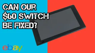 60 Broken Ebay Nintendo Switch - Can it be fixed
