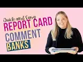 Simplify Your Report Card Writing with Comment Banks