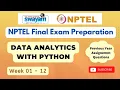 Data Analytics with Python Previous Year Questions Swayam nptel