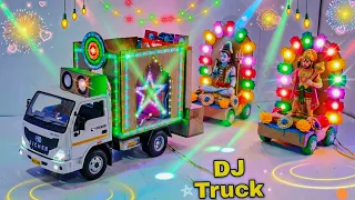 Mini Dj Truck Setup | how to make mini dj setup with cardboard Making Dj setup at home | dj wala