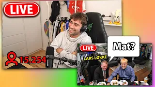 Lars Løkke og Søndergaard joinede min stream!