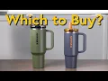 Which to Buy Stanley Quencher ProTour Flip Straw 30 oz vs 40 oz tumblers compared