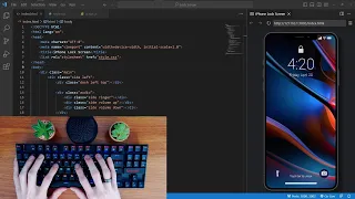 ASMR Programming - Coding iOS iPhone Lock Screen
