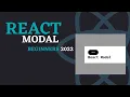 HOW TO CREATE POPUP MODAL ON REACT BEGINNERS 2022