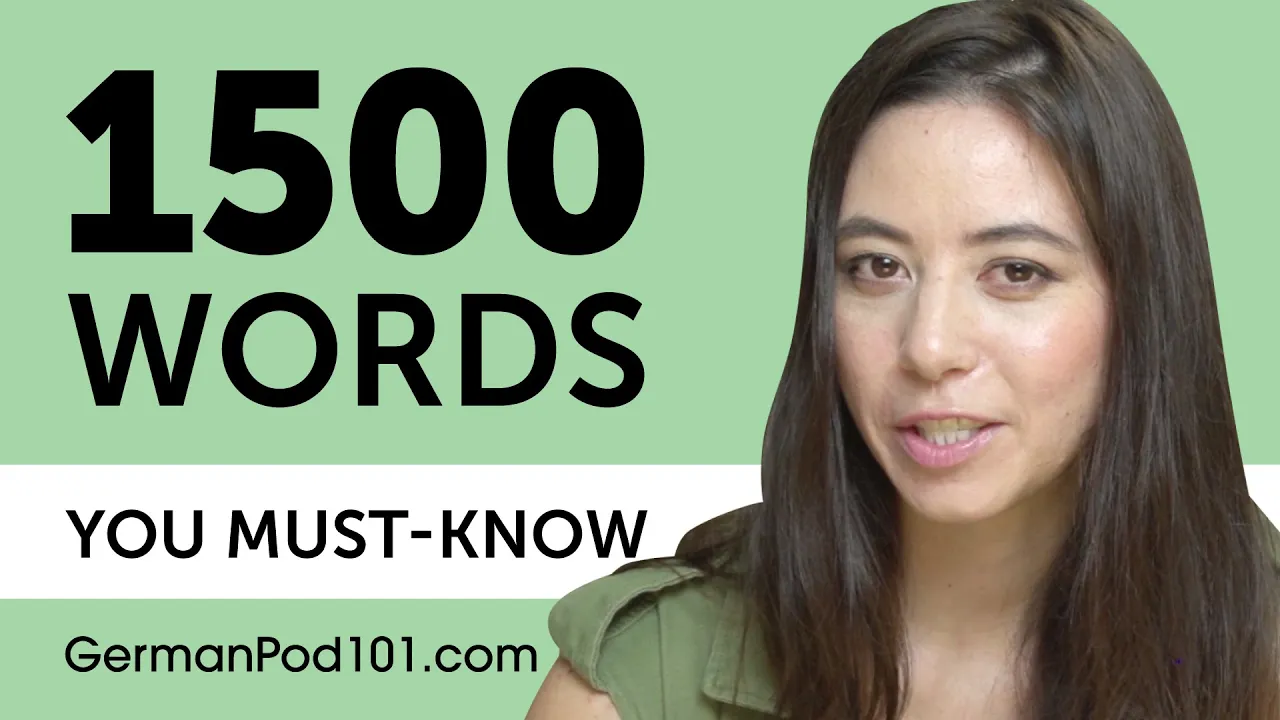 1500 Words Every German Beginner Must Know