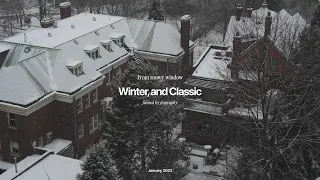 Winter, Classic piano. (4K winter scenery playlist)