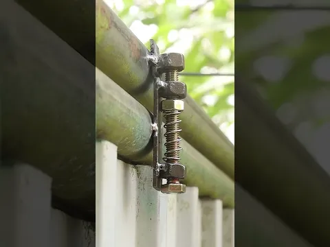 Nuts & Bolt Turned into a Door Lock 🔩