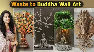 4 Amazing Wall Art ideas 😍 | Best Out of Waste Home Decor DIYs