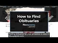 How to Find Obituaries on Newspapers com
