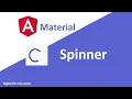 Angular Material Progress Spinner Angular Material Tutorial 23
