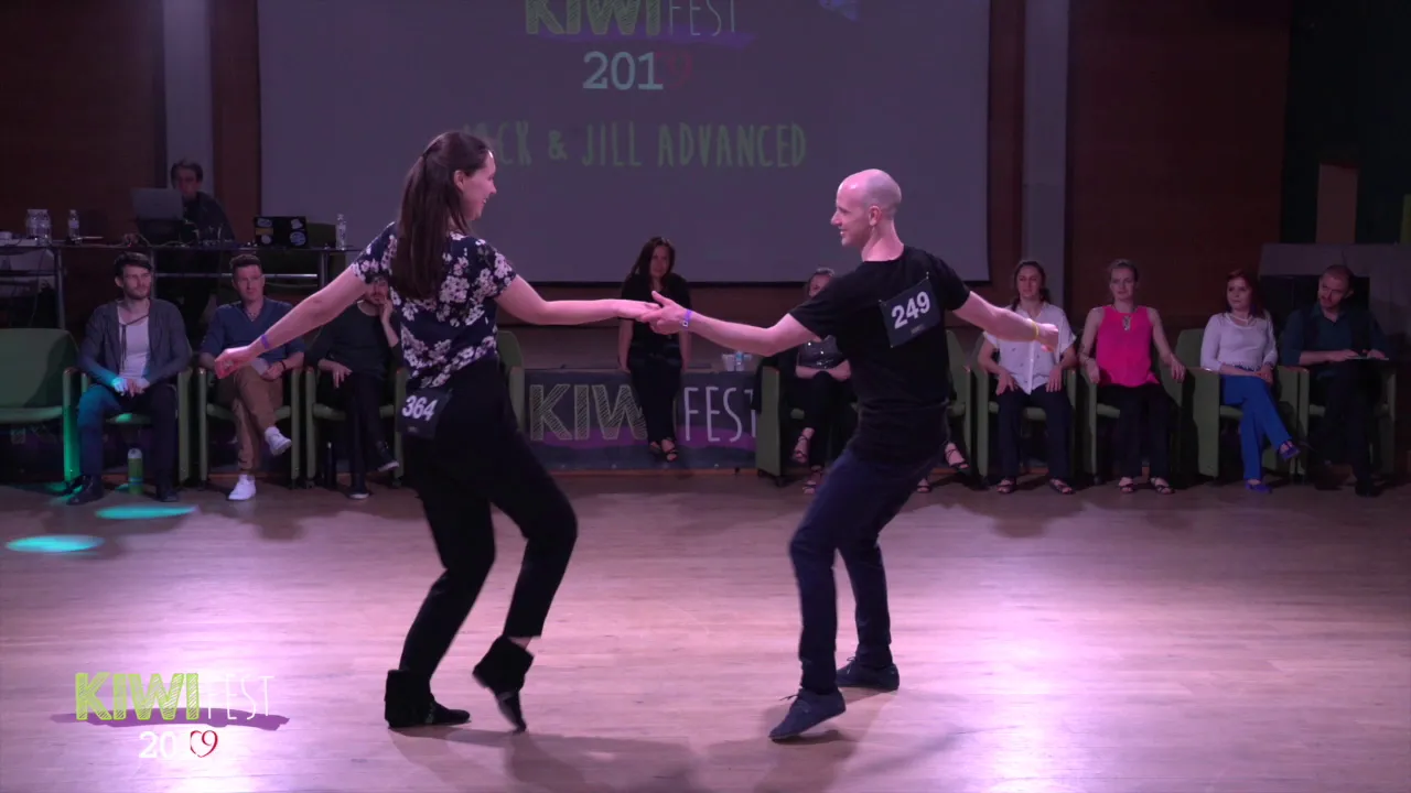 Renārs Sirotins & Janine Seth - 1st place Advanced Jack&Jill - KIWIfest 2019