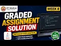 GRADED ASSIGNMENT SOLUTION OF Java WEEK 8 iitmadras