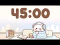 45 Minute Timer Study Timer for Classroom Focus