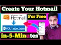 How to create Hotmail Account in 2024 Create Microsoft Account in Your Mobile Phone 2024