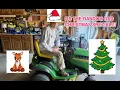 John Deere D140 Mower Deck Removal 44 Snowblower Install Snow Chains and Suitcase weights too