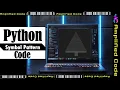 Python Code Christmas Tree - Symbol Pattern Python Programming