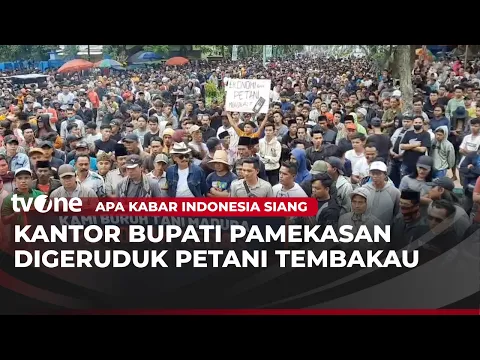 Aksi Protes Ribuan Petani Tembakau di Pamekasan, Tuntut Turunkan Tarif Cukai