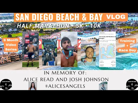 Download MP3 San Diego Beach and Bay Half Marathon Vlog: Training + Race