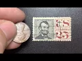 1979 LINCOLN 1 cent 1960 25c Abraham Lincoln Postage stamp