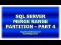 Merge Range - Partition in SQL Server