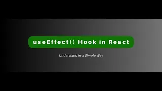 17 - useEffect Hooks Part