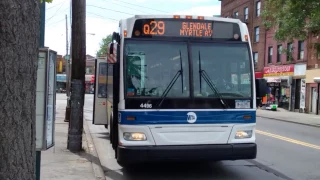 MTA 2009 Orion VII 07 501 NG Hybrid-Electric Low Floor 4496 Q29 bus