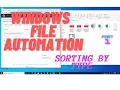 Windows file sort Batch