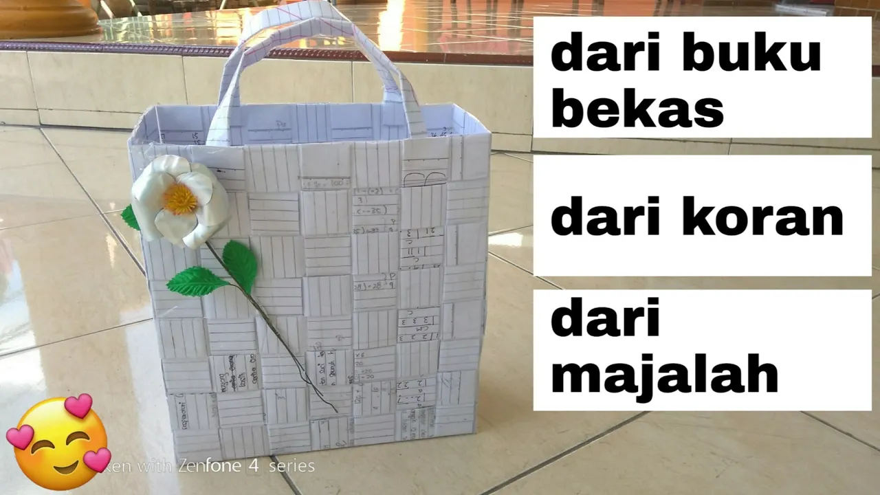 Cara Membuat Bunga Kertas Tisu Bulat - Kerajinan Kertas DIY