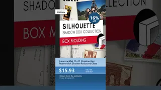 Americanflat 11x11 Shadow Box Frame With Shatter Resistant Glass 