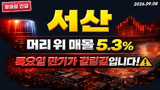 [서산 주가전망] (장마감 긴급) 하루 진폭 2,250원.. "머리 위가 비었습니다" 지금 이 자리 어떻게 볼까요? #서산주가전망 #서산주가 #서산