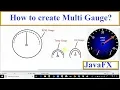 Multi Gauge in JavaFX Medusa Gauges