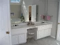 Bathroom Vanity with Makeup Area