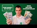 Prop Money Notepad - Euro Dollars and Russian rubles