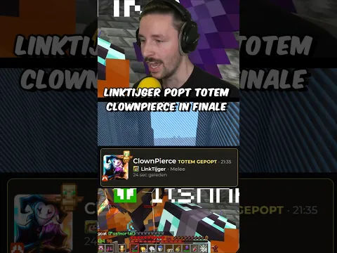 Clownpierce totem gepopt dood LinkTijger #creatorsmp