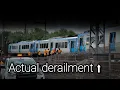 Download Lagu X'Trapolis train derailed in Clifton Hill, Melbourne