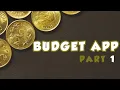 Build A Budget APP HTML CSS JS Part 1
