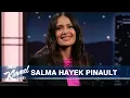 Video di Salma Hayek intervistata al Jimmy Kimmel Live