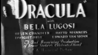 Dracula (1931) ORIGINAL Trailer